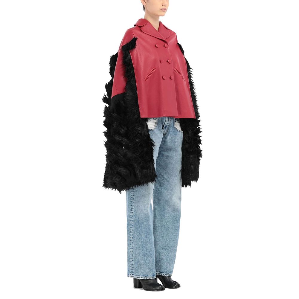 Maison Margiela Rote Lederumhänge